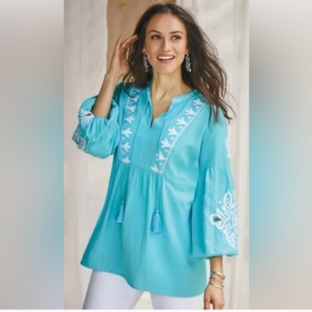 Soft Surroundings Women's Marissa Top. Size M.
